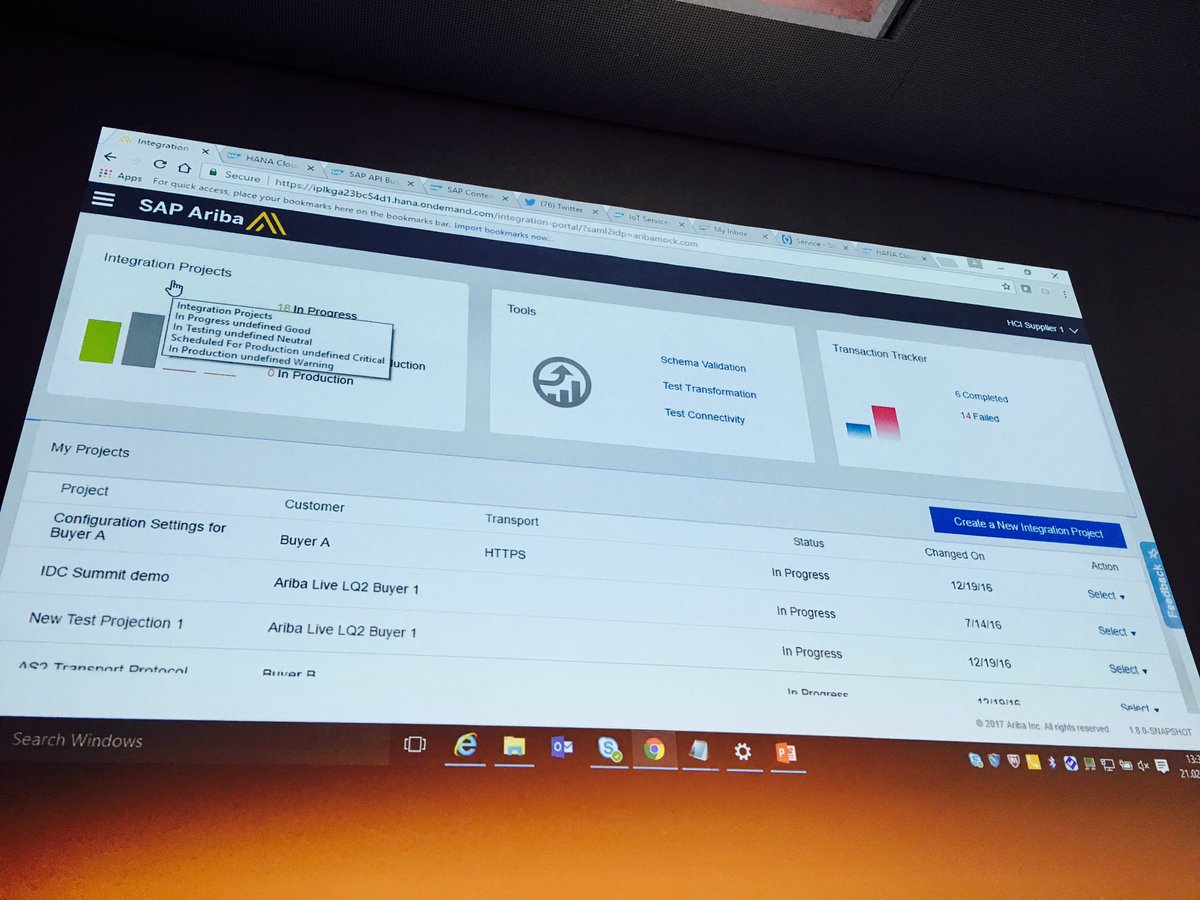 gangadharansind's tweet image. Cloud Integration Gateway for the Ariba Business Network suppliers powered by SAP Hana Cloud Platform Integration #dsagtt17 #saphcp
