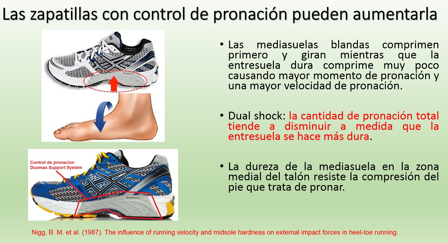 Zapatillas control pronacion sales