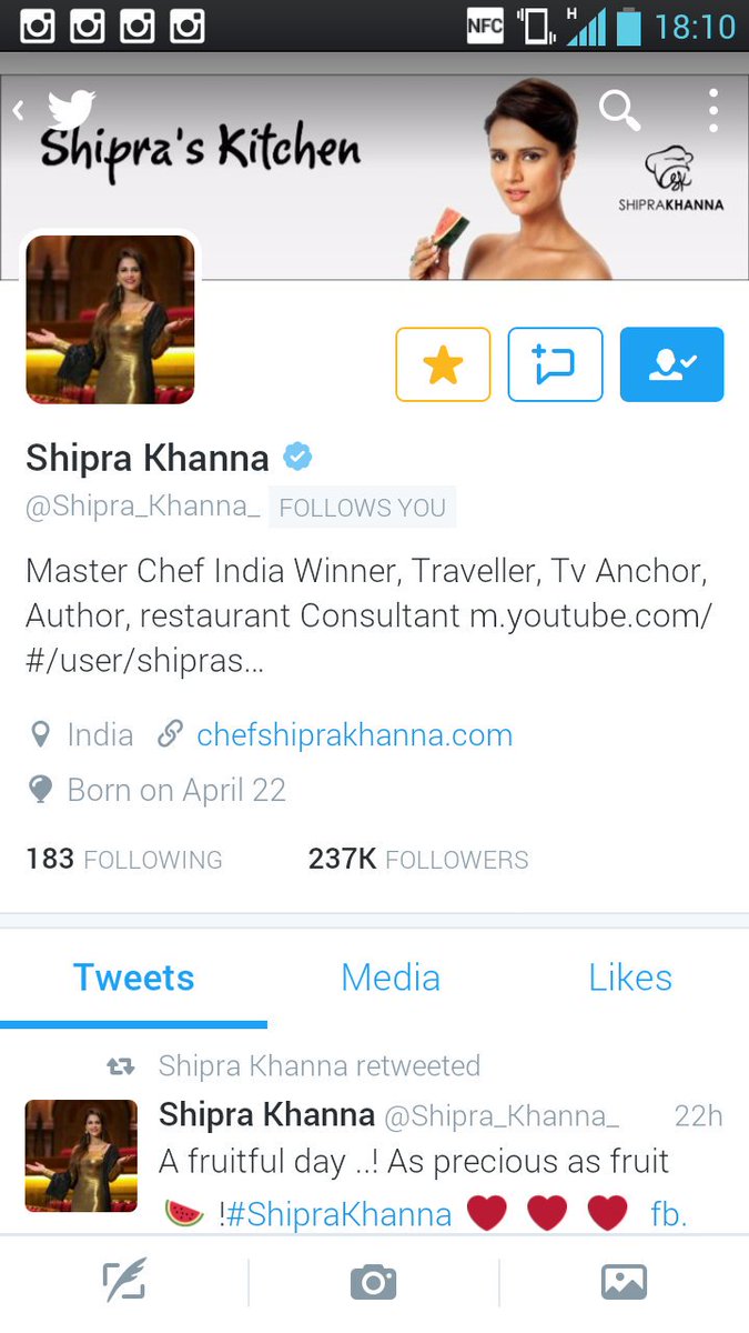 BahetyAnkit's tweet photo. Congratulations Shipra for having #237K followers.. Day by day everyone is loving u a lot... Love u soo much!! 😍😍❤❤❤ https://t.co/WyU4Ob9yYM