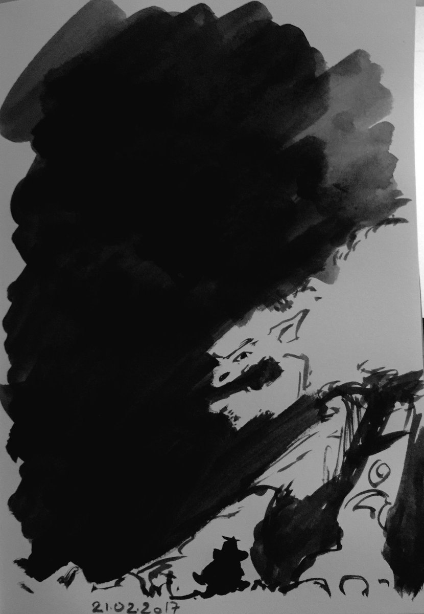 Rodotouc's tweet photo. Routine journalière de #GriffonnageDuJour ... j'en ai eu pour une dizaine de minutes pour #griffonner l'ensemble. #illustrationTraining 🍄🍪🍄🍪 https://t.co/uXeT5ghyrk