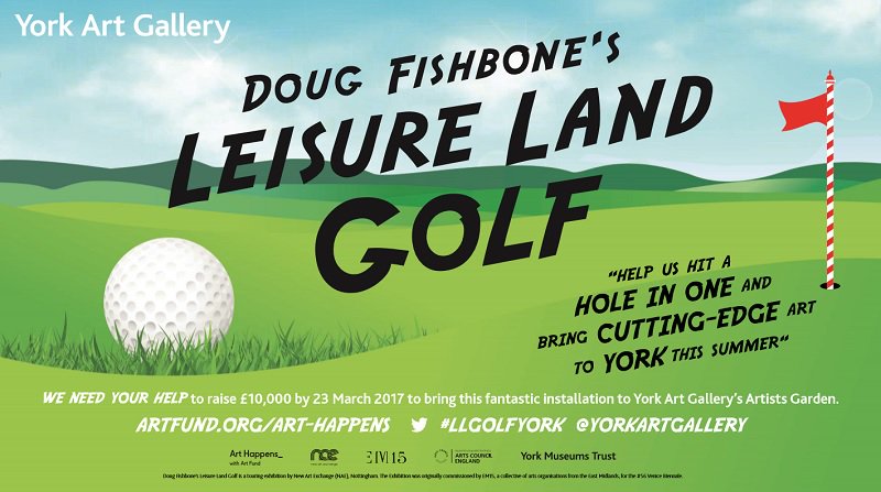 YMT_FionaArt's tweet photo. So excited #LLGolfYork @YorkArtGallery make #arthappens watch this fab film https://t.co/ek8lwPDT2B #DougFishbone and help it happen! https://t.co/bx2wgA00O5