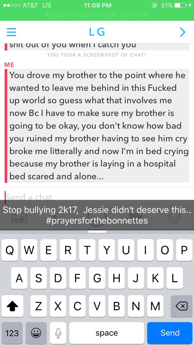 _sethbonnette_'s tweet photo. Jessie didn't deserve to be bullied no one does #stopbullying2k17 we love you Jessie... #repostforsupport https://t.co/k2ZpQoaTLu