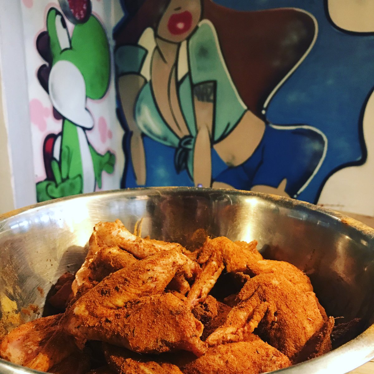 Some of our freshly made wings ready for cooking! #wings #FUDzDiner #wandsworth