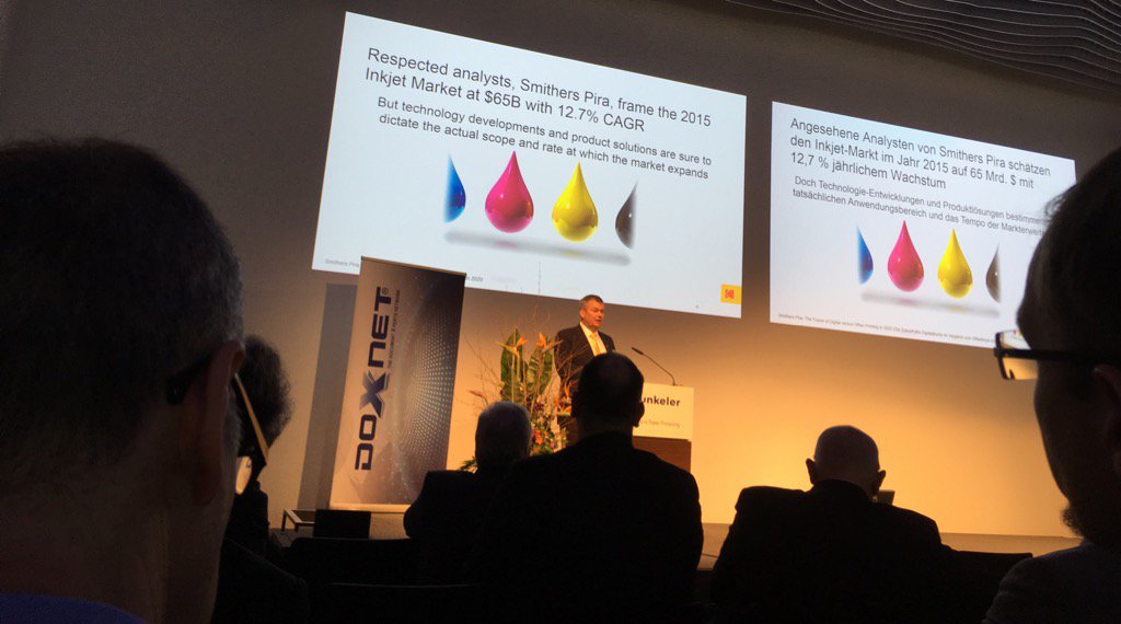 edboogaard's tweet image. #Doxnet meeting at #HID17 about the future of inkjet