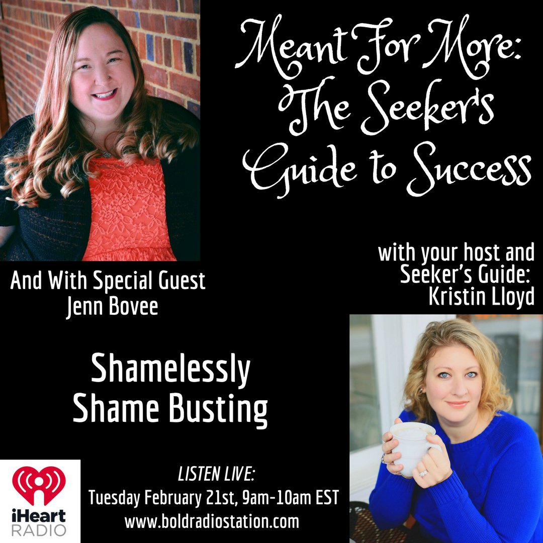 transformapath's tweet photo. This morning on the show! Shamelessly Shame Busting with @JennboveeLCSW at 9am EST on https://t.co/lkHMUamEgc #shamebusting #meant4more https://t.co/aYlkz0wG08