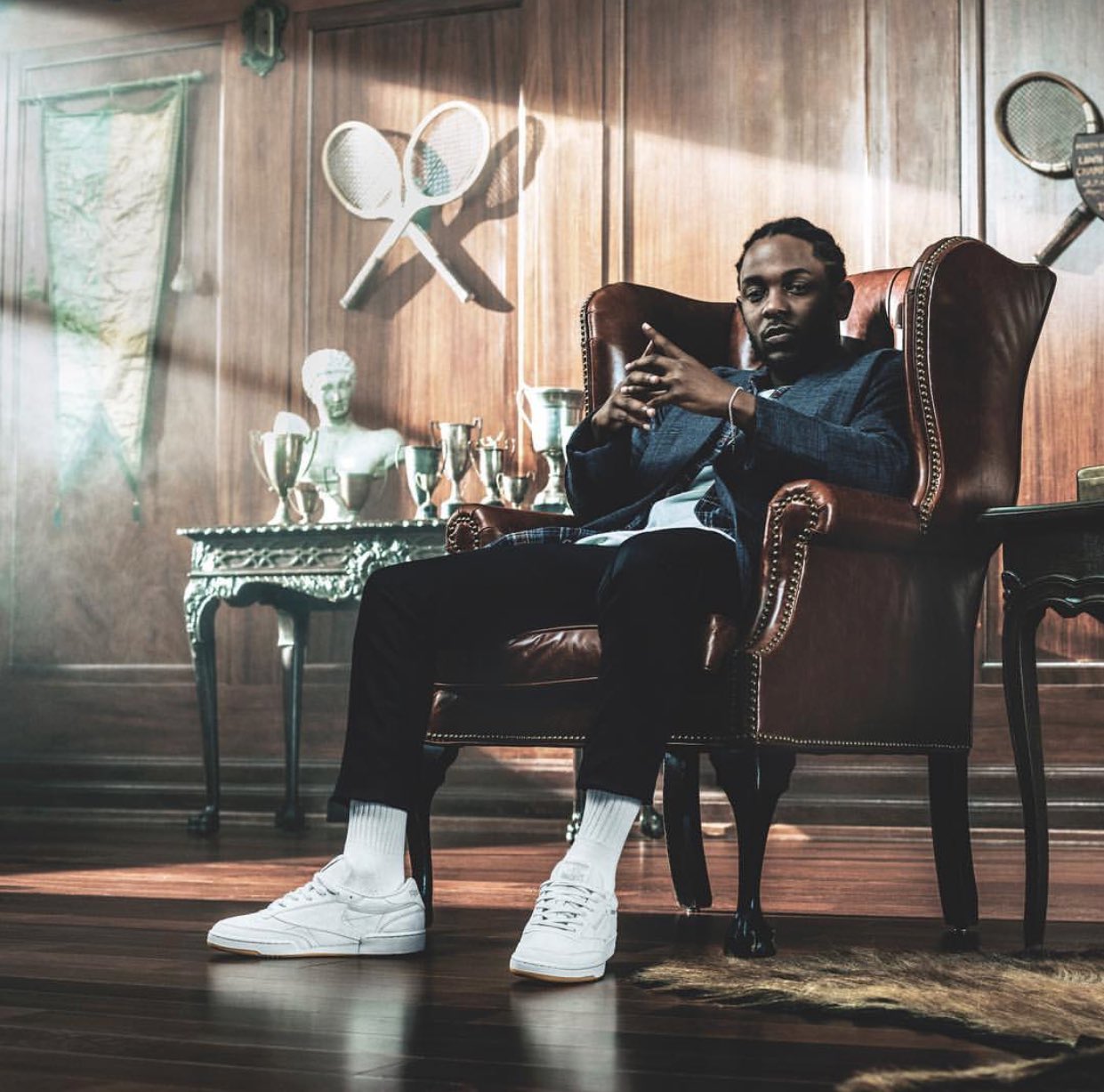 Ewell Aprendiz Colaborar con Twitter 上的wellgosh："The man himself Kendrick Lamar wearing his 'Tonal Gum  Pack' Reebok Classic Club C 85 | Available now priced £64.95  https://t.co/TMuyZ6ZpCV https://t.co/bVloPdZ0SJ" / Twitter