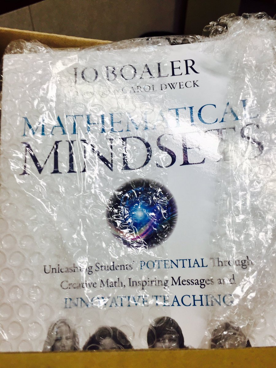FreemanMei123's tweet photo. Look what arrived today? @joboaler Perfect timing #mathematicalmindset #growth #inquiry #mathpyp #learning #innovation https://t.co/NmR0vDjq2n