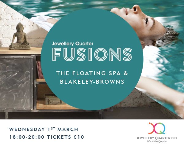 JQBID's tweet photo. Find relaxation &amp; vintage furniture w/ @TheFloatingSpa &amp; @blakeley_browns in our next #JQFusions @brumhour #brumhour https://t.co/WQYSF1CyOo https://t.co/RGdrvDmPpe
