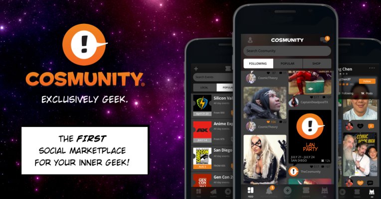 jpeMEDIA's tweet image. #Cosmunity brings the geek convention experience online j.mp/2lHKThx
