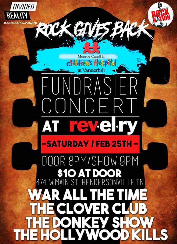 DonkeyShowLive's tweet photo. Less than a week away! Come out and support a great cause and enjoy some great bands at the same time! https://t.co/FPPoajAzyW https://t.co/i8mFRJ7h0M