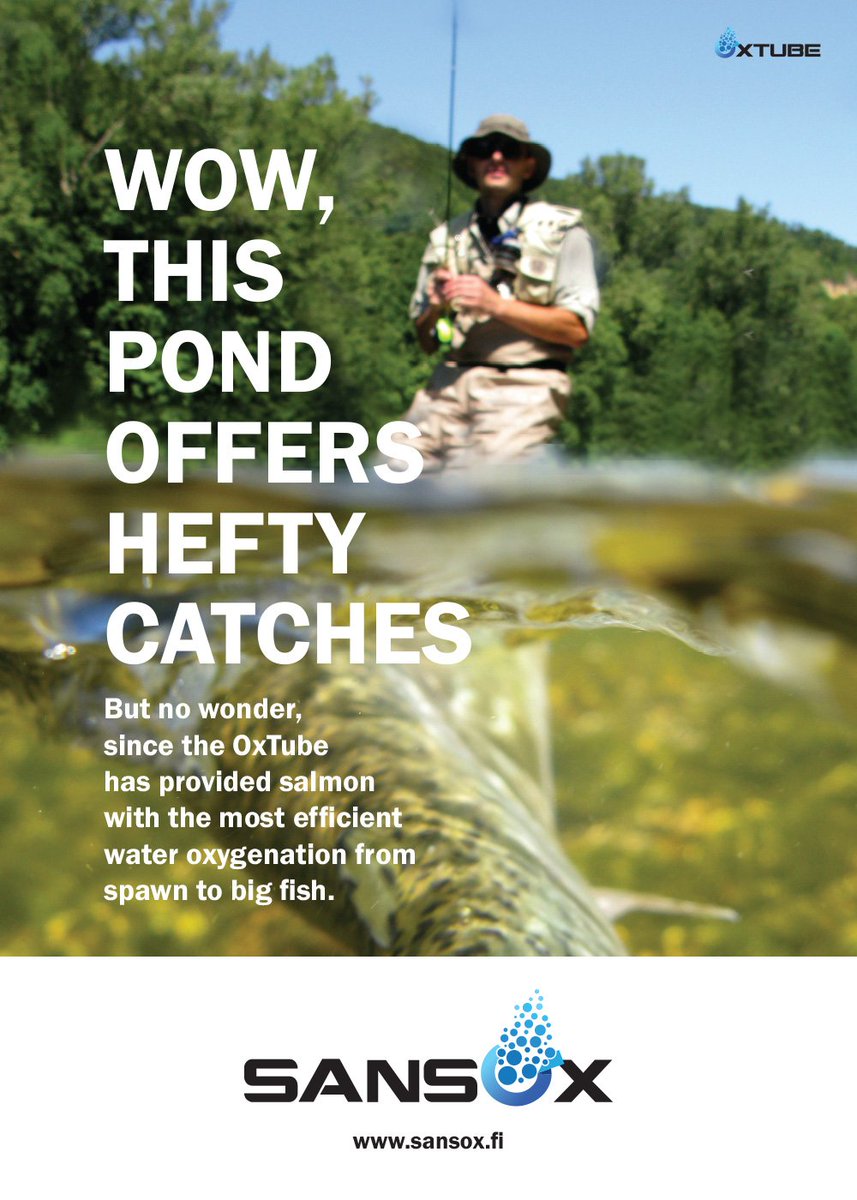 With OxTube, efficient water oxygenation for fishes is guaranteed! sansox.fi/fi/fish-farmin…  #aquaculture #freshwater #oxygen