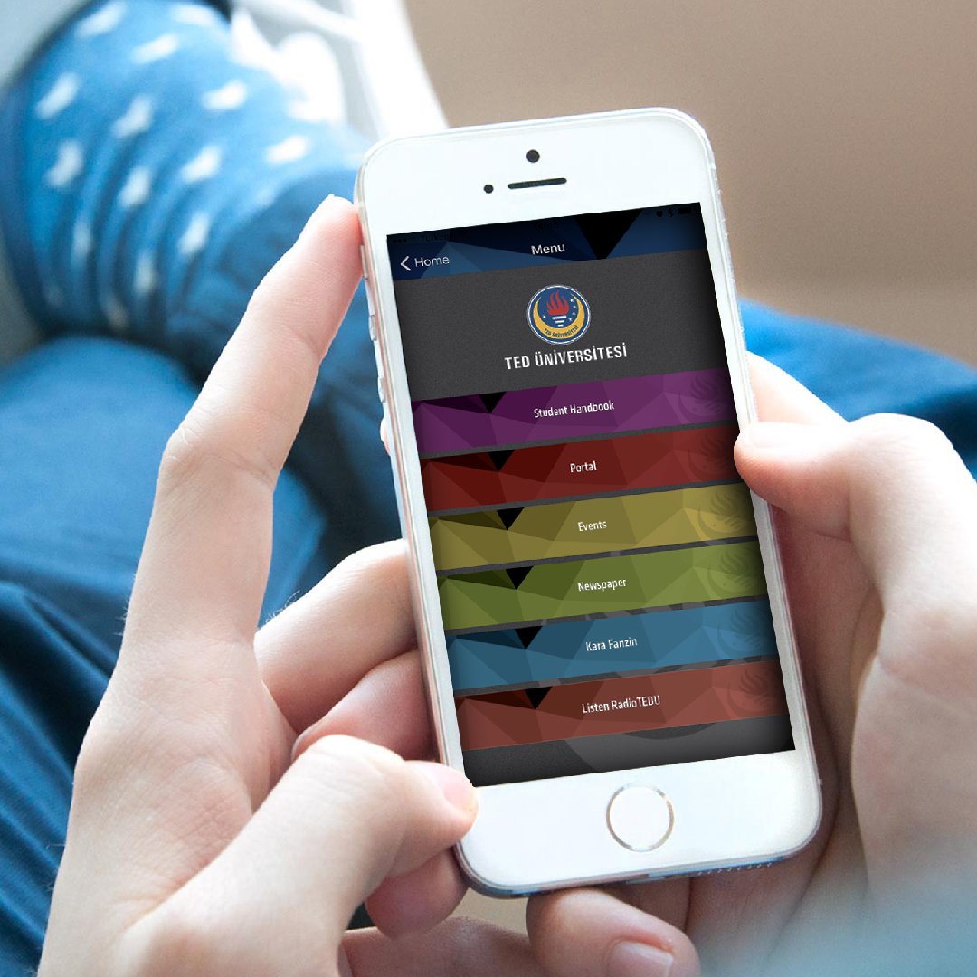 TEDÜ Application yayında!📱iOS: goo.gl/NdhAkp Android: goo.gl/m4Qm6J Yorum ve görüşlerinizi bekliyoruz! #NedenTEDÜ