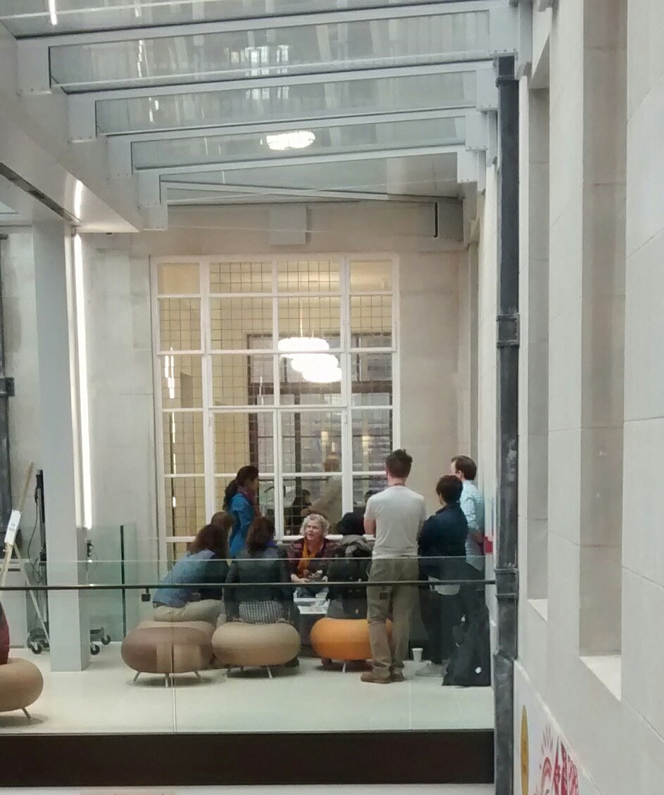 superlinguo's tweet image. Happy clicking sounds coming from the Khoisan learning session at @SOAS #LanguageFest #MotherLanguageDay