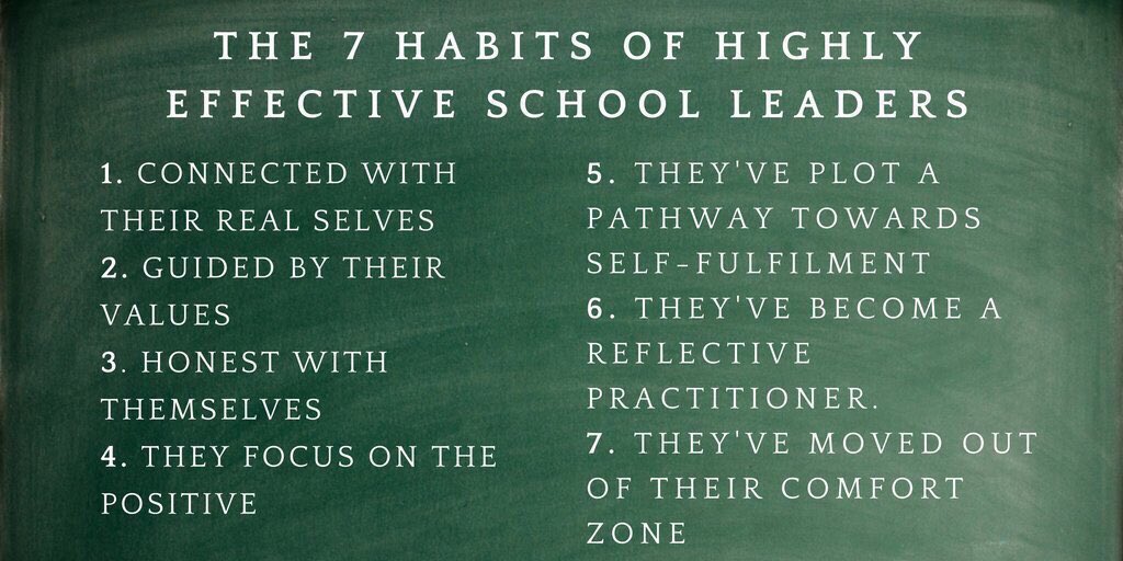 Stephen_Logan's tweet photo. The 7 habits of highly effective school leaders. #SLTchat https://t.co/gD4wC6VOXp