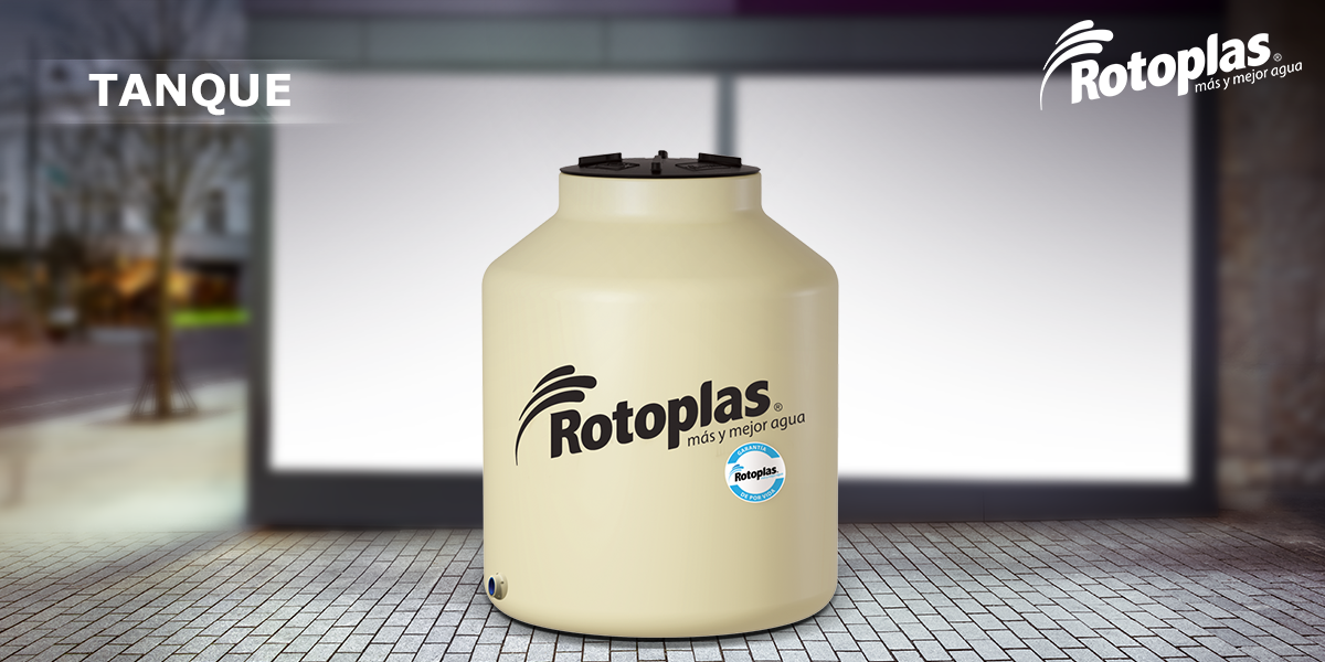 Agua disponible en tu hogar, sin contaminantes. Conoce el Tanque Garantía de por vida Rotoplas.
