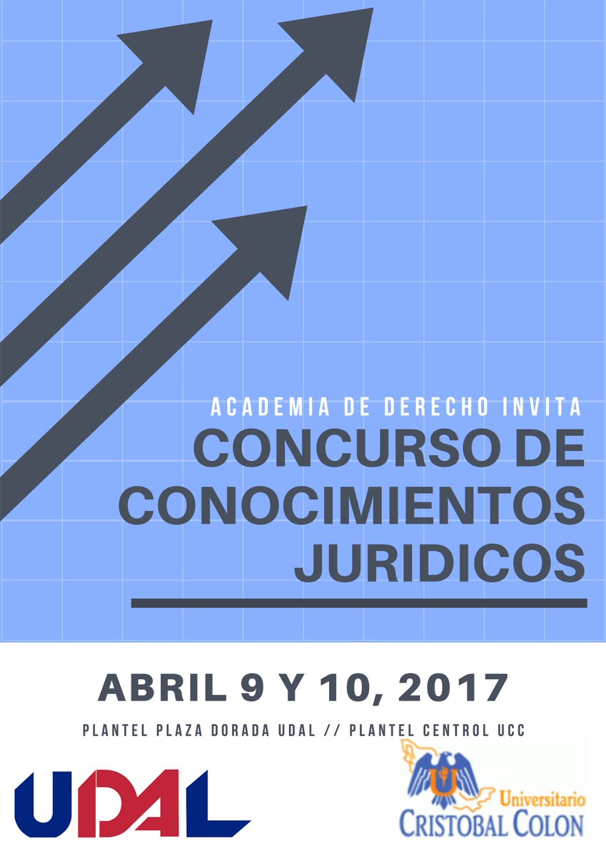 uccbuap's tweet photo. Concurso de Conocimiento Jurídicos. 
Invita #UniversitarioCristóbalColon y @UniversidadUDAL
¡Espéralo en abril!
#ComunidadUCC https://t.co/Vp7dEhCtoe