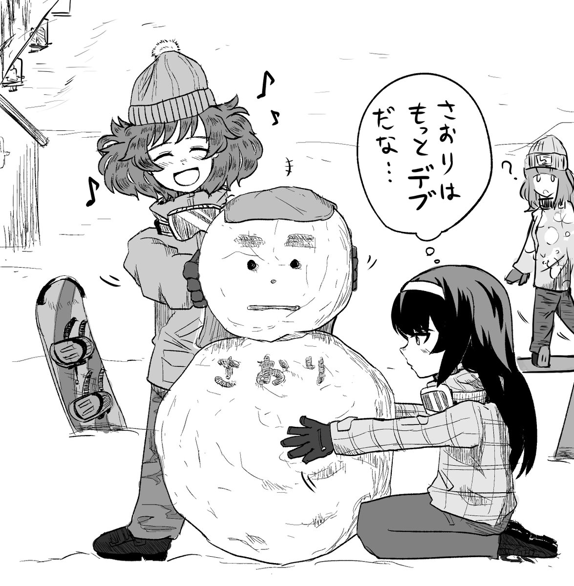 雪だるまつくるまこゆか 