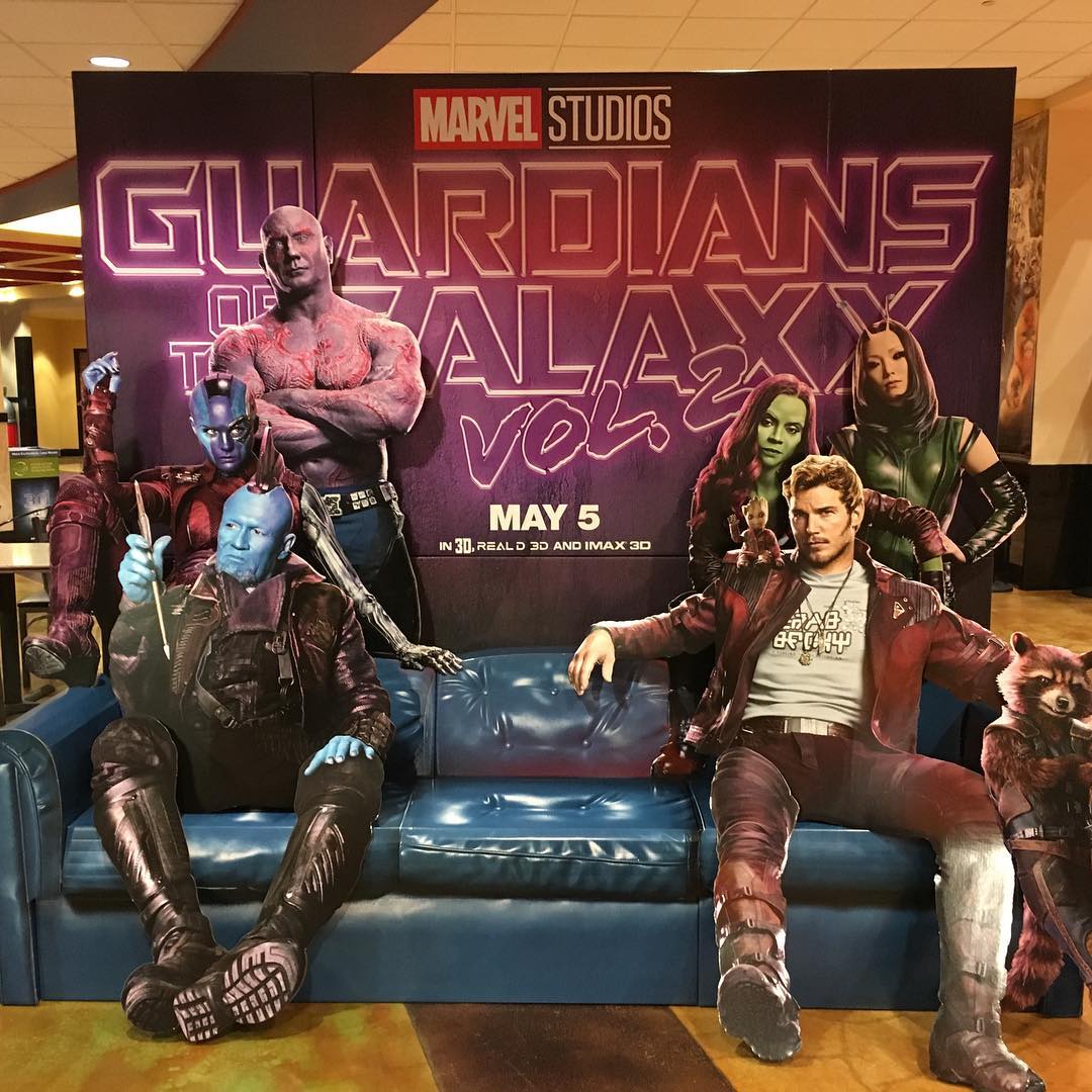 Guardians of the Galaxy 2 Movie Theaters Standee Revealed 