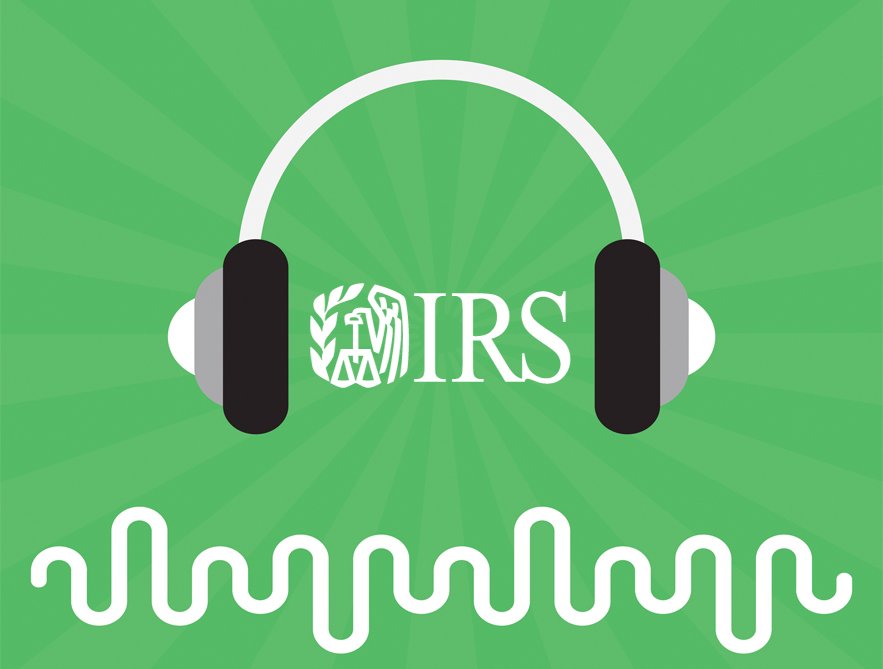 IRSnews's tweet image. Listen to this #IRS podcast to lear more about choosing a #tax preparer wisely: go.usa.gov/x9Fzc