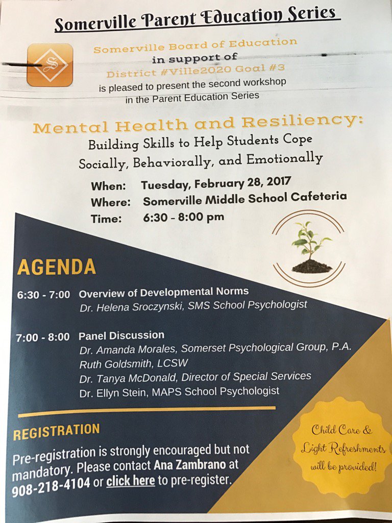 Free parent workshop on mental health/resiliency! Feb 28th <a href="/GFoleySHS/">Gerard Foley</a> <a href="/scotthade/">Scott E. Hade</a> @Rpreav <a href="/GBoulegeris/">Georgette</a> @VDVprincipal