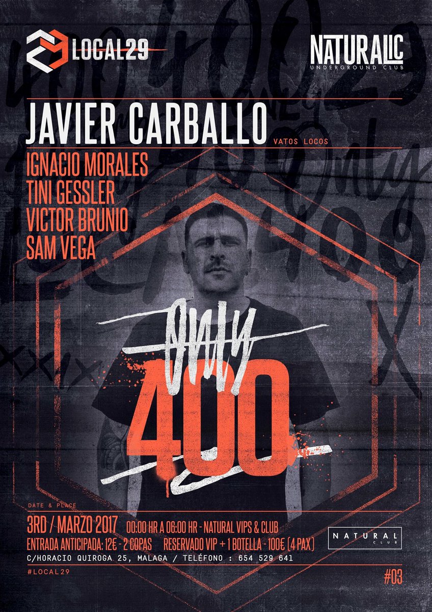 Local_29's tweet photo. Y nuestra próxima #ONLY400byLocal29 es... ¡BESTIAL! https://t.co/kBrc8KI7wb