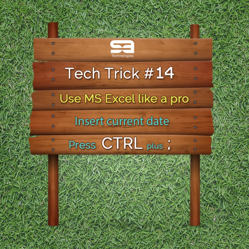 Satincorp's tweet photo. Dear Ms Excel Users, we have a cool tip for you.
Our bet: You didn't know this quick #TechTrick before. π
#ExcelTip #DiscoverMore #DoFaster https://t.co/qNZxeOeu6D