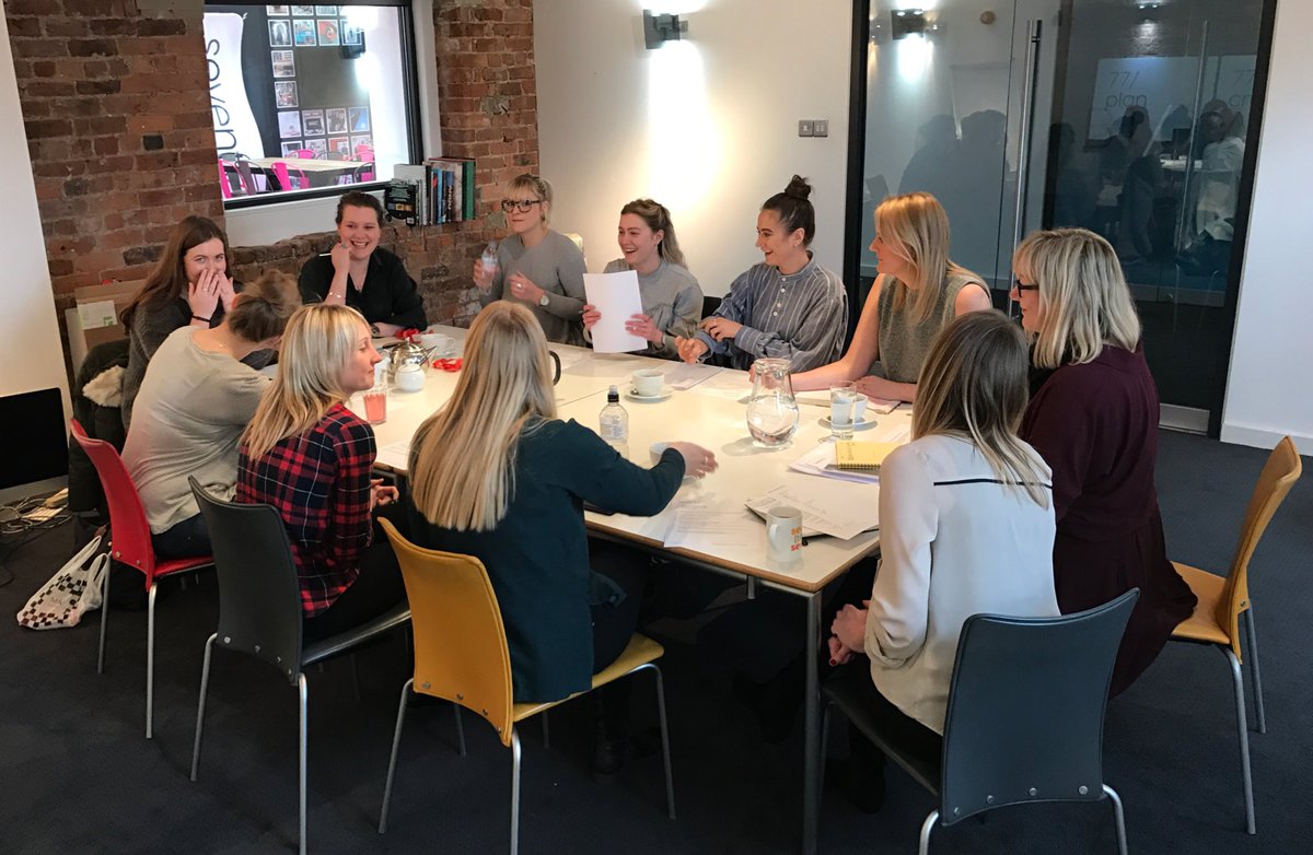 thisisseventy7's tweet photo. Here's a quick pic of our London &amp; Manchester client services team before kicking off their internal training session this morning https://t.co/FqH8F8ajwg
