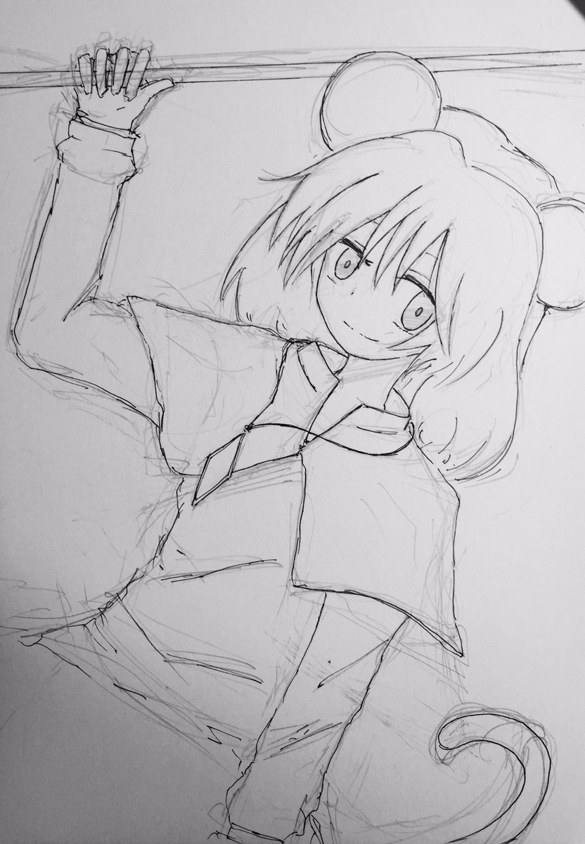 【ナズーリン】
 #深夜の真剣お絵描き60分一本勝負 
