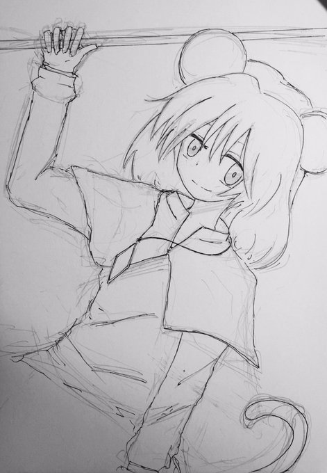 【ナズーリン】
 #深夜の真剣お絵描き60分一本勝負 