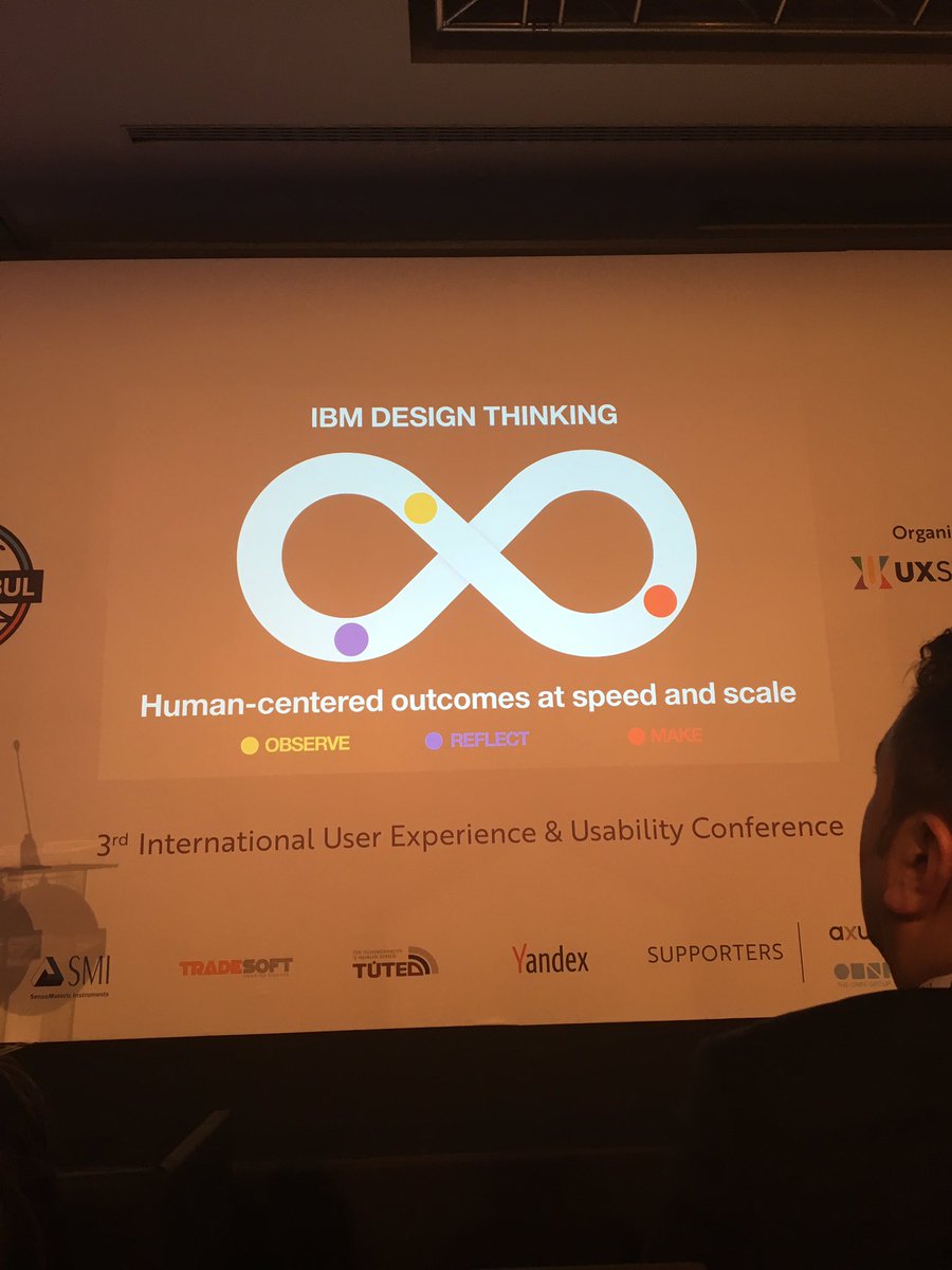 #UXistanbul IBM Design Thinking modeli çok mantıklı ve başarılı