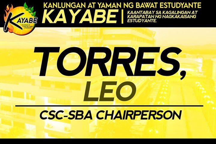 XianLei04's tweet photo. SA HULING PGKAKATAONG MAPAGLINGKURAN KAYO!
TORRES PARA SBA CHAIRPERSON!
#kaTeamMo
#TORRES-MENESES
#KAYABE ππππ https://t.co/A8GpVvvsiL