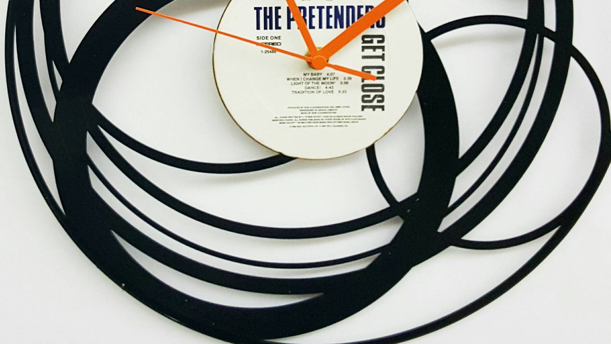 JonesLaserCraft's tweet image. #pulse is a great new #abstractclock from Thingsandstuffnc.com lots of movement and feeling. we #love #abstract #wallart.