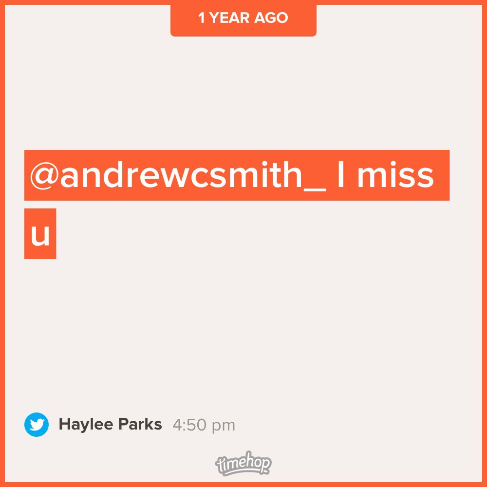 hparkss's tweet photo. Still miss you @andrewcsmith_ https://t.co/1afd1RN3q1