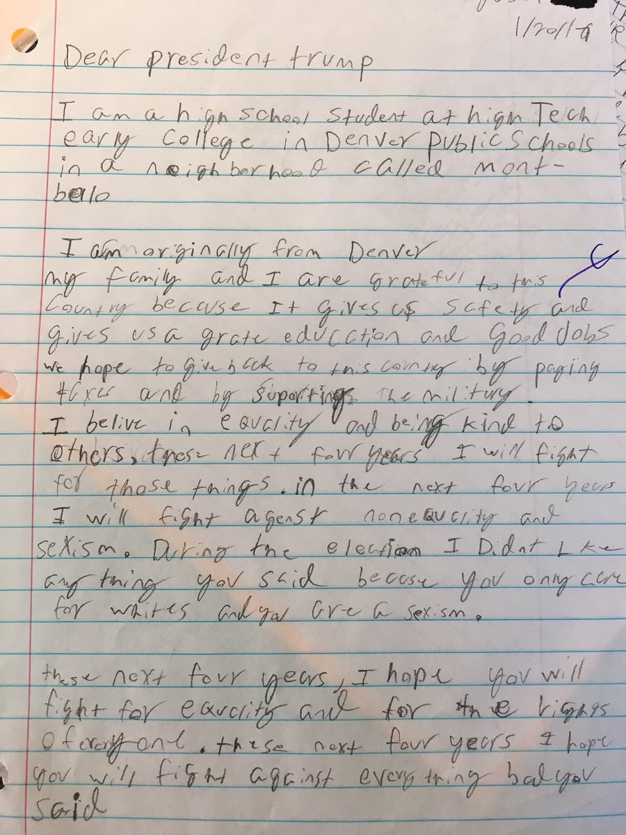 emilll's tweet photo. Mr President: Help me prove my students wrong! #htecdenver  @KellyannePolls @seanspicer @realDonaldTrump https://t.co/eW2snZ6oEJ
