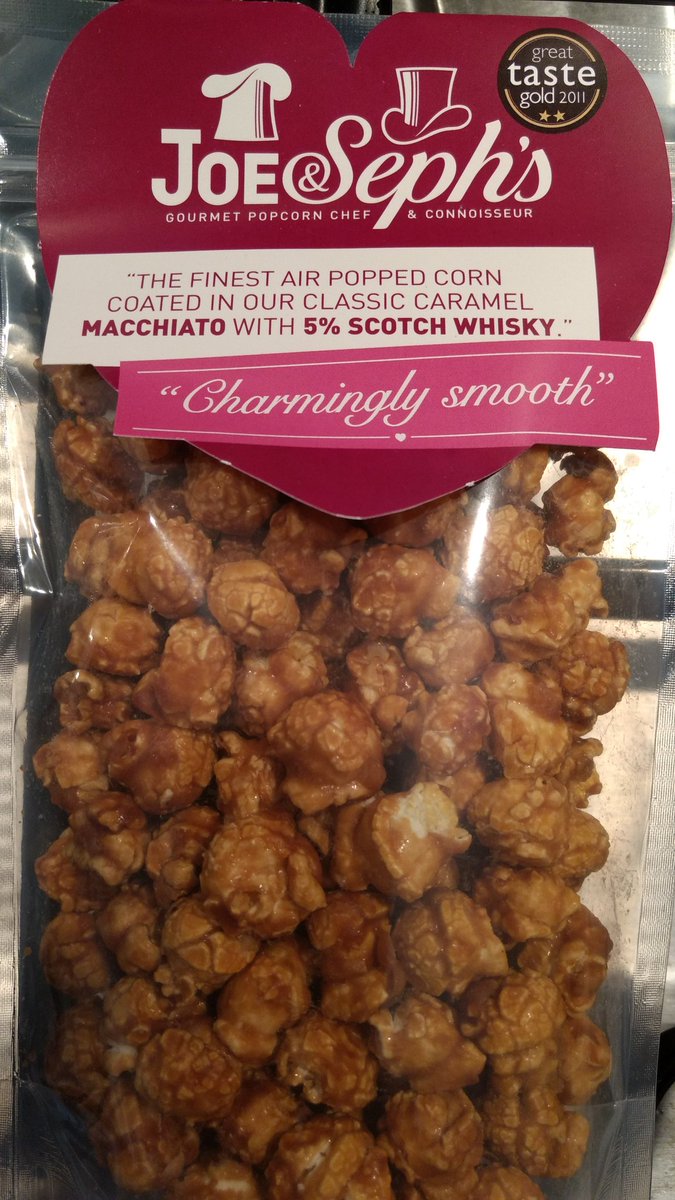 Onioki's tweet photo. Posh Popcorn..
(Mrs won it..)
I've noticed Popcorn flavours are getting silly.
Macchiato with Whisky has my name all over it..
#PoshPopcorn https://t.co/2OmrNO6x7z