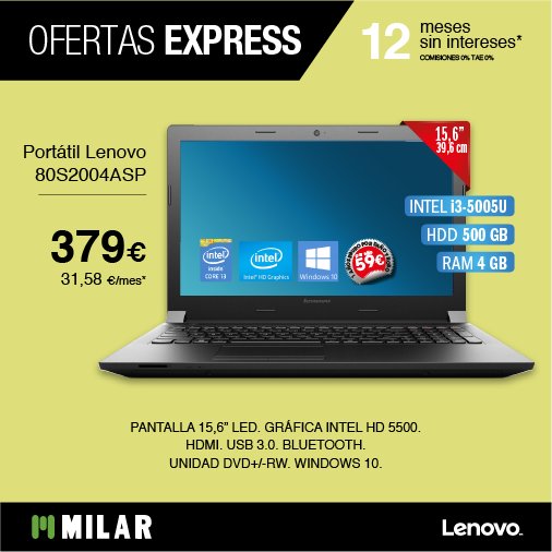 MilarCOMELSA's tweet photo. ¿Aún no habéis visto las #OfertasExpress de febrero? Son unidades limitadas y estos precios duran hasta el día 25 -> https://t.co/K0bQr0SjO3 https://t.co/YL6MyBkS8j