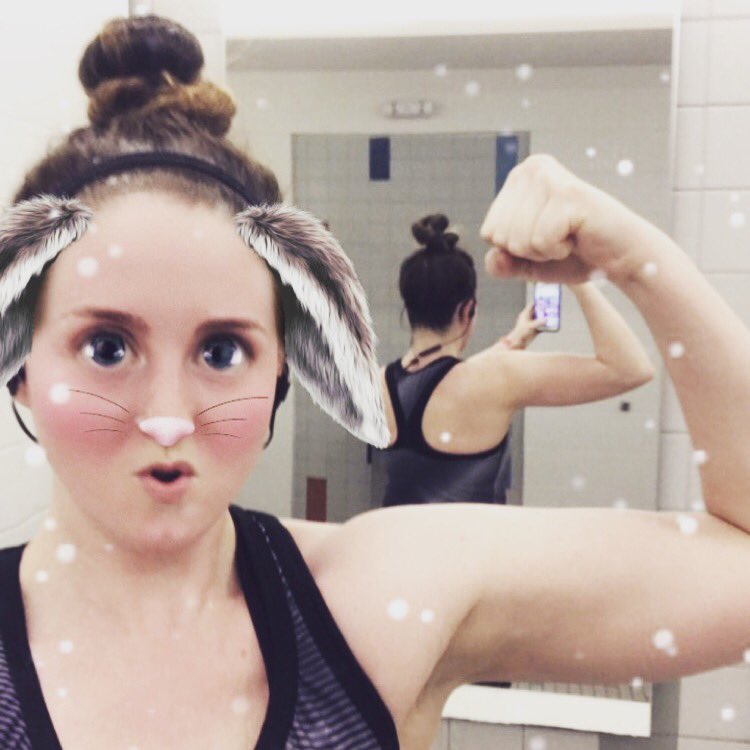 activeaubrey's tweet photo. Tearing-it-up Tuesday 💪 #shamelessselfie #tuesdaymotivation https://t.co/IgSdFlgBWr