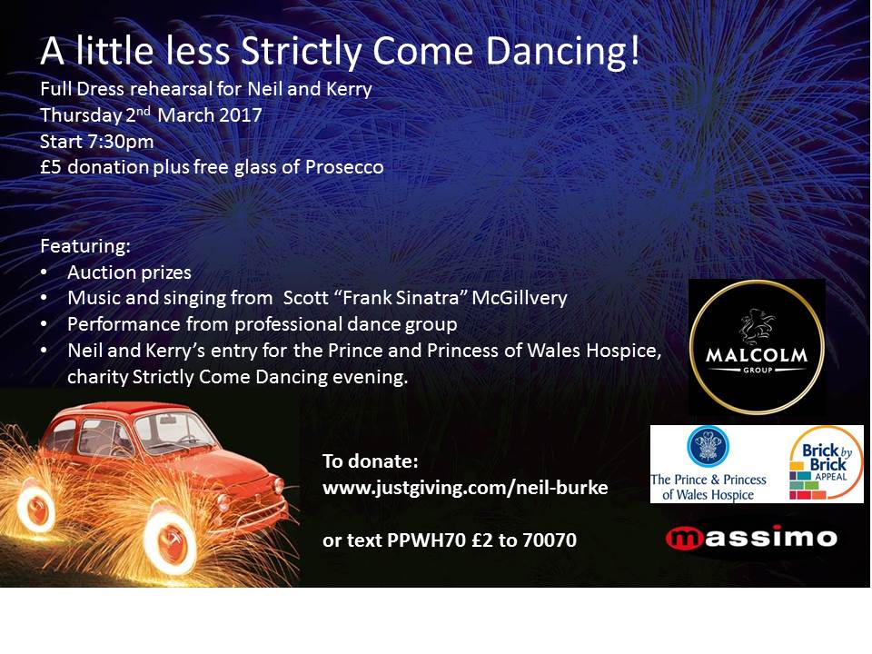 MassimoDining's tweet photo. Charity evening Thus 2nd March dress rehearsal for @NeilnetB for @PPWH  Strictly Come Dancing event! https://t.co/Wsk66ivOd4 https://t.co/5rqKAf7fQz