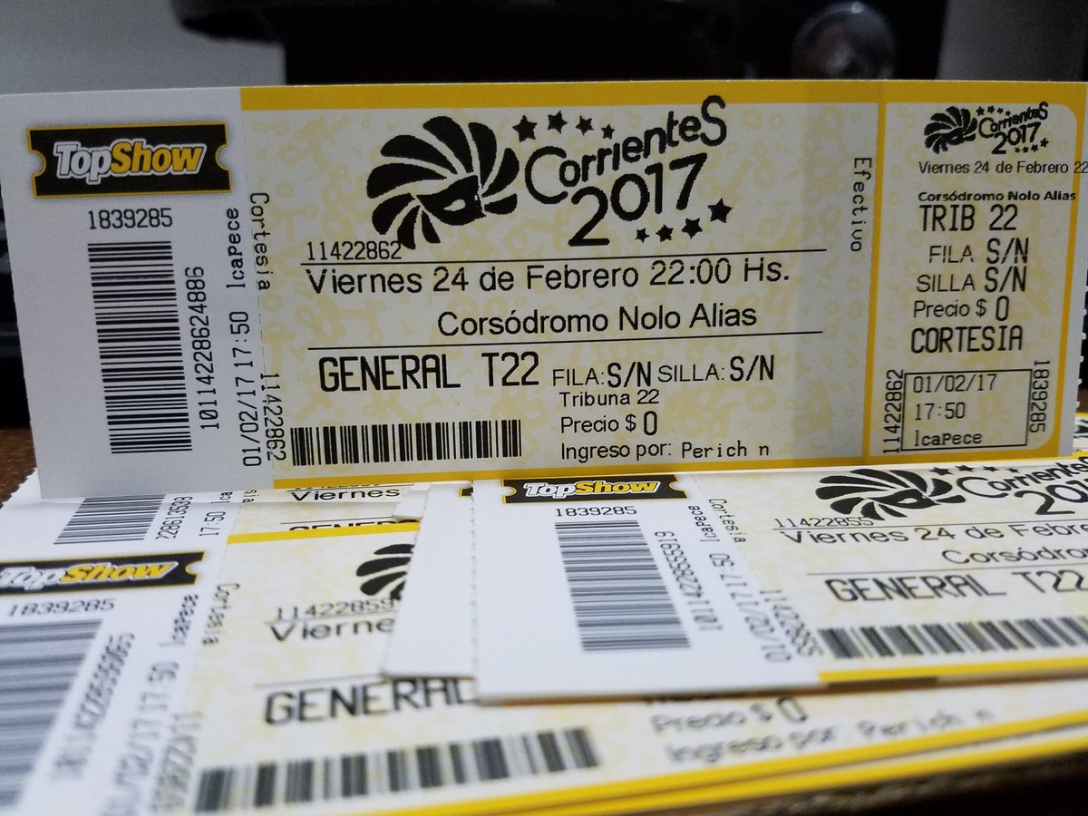 DiarioElLitoral's tweet photo. #SORTEO Seguinos, dale RT y participás por entradas para el viernes en los Carnavales de Corrientes. Más opciones en https://t.co/vemKYMzSxp https://t.co/SPe4QCUjPU