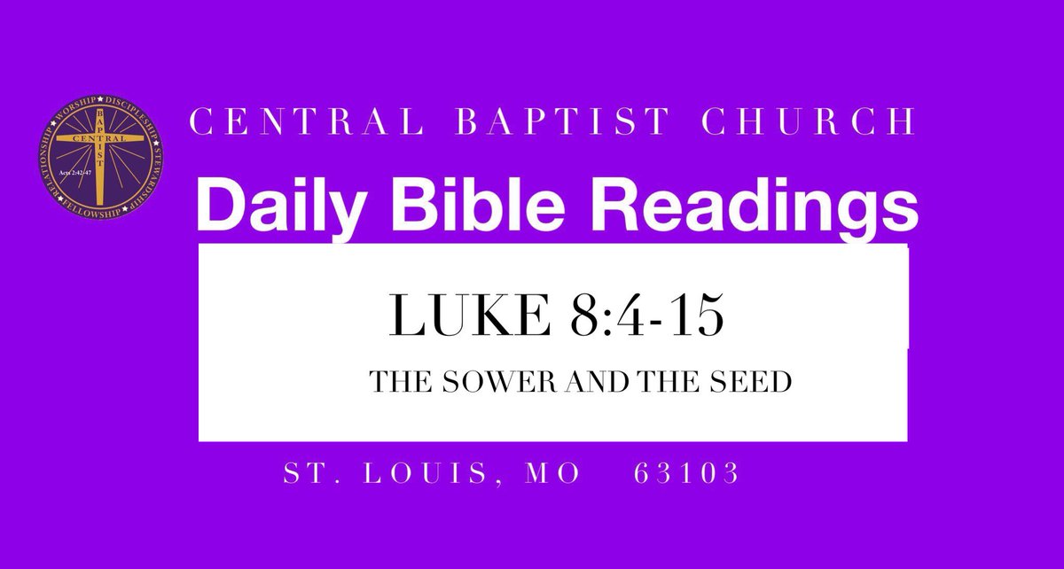 cbcstl's tweet photo. Tuesday February 21, 2017
Daily Bible Readings.
#thewordworks
#readandapply
#centralpraystogether
#centraltogether https://t.co/hMySp2aNPW