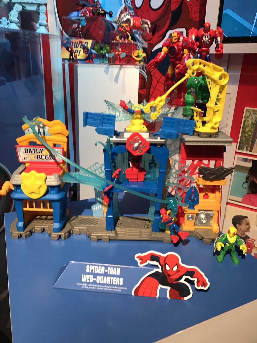 playskool spider man web quarters
