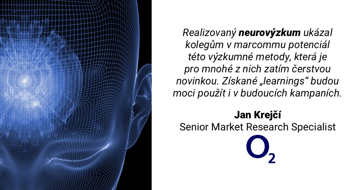 CONFESSResearch's tweet image. Další dobrá zkušenost s neuromarketingem. Pojďte jej s námi také vyzkoušet: ow.ly/nBvm309cZfR. Děkujeme @O2_CZ!