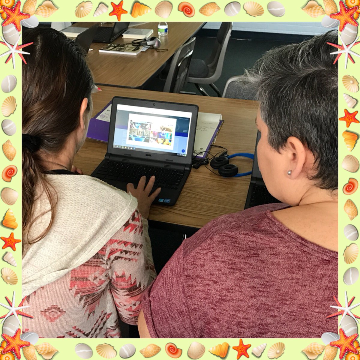 FMBeachSchool's tweet photo. FMB staff learn the 411 on how to infuse Chromebooks into their classrooms💻 https://t.co/NO86vHIrl9