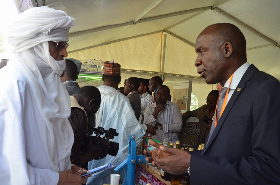 DandaDiallo's tweet image. Visitez les stands des Incubés #Saboutech au forum de l'innovation du Niger. Ici FAPEL vous présente ses pompes à eau. #SahelInnov2017