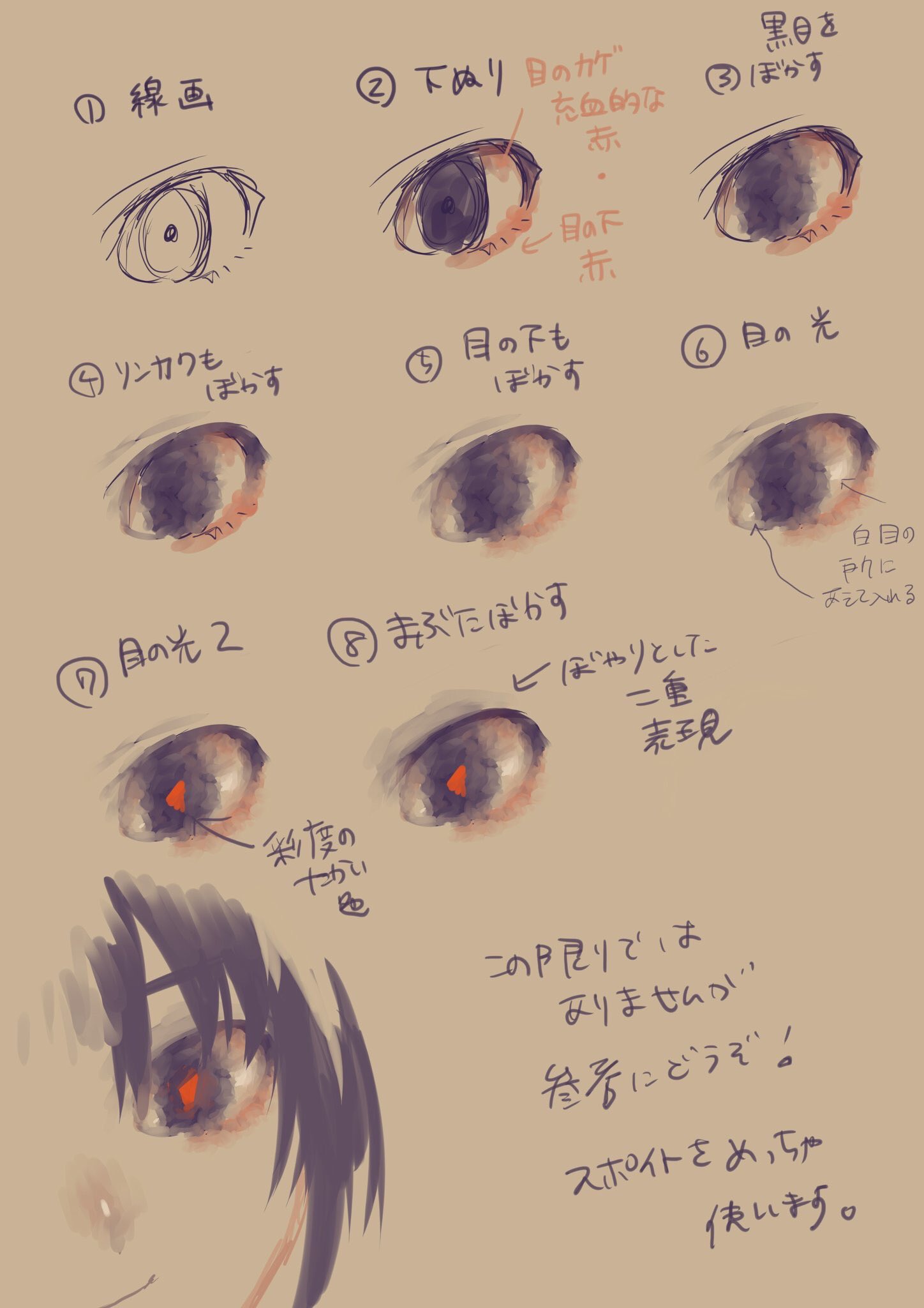 相原ふう V Twitter 厚塗り目イキングです 最近はよくこの塗り方をしています 相原ふう V Twitter 厚塗り目イキングです 最近はよくこの塗り方をしています