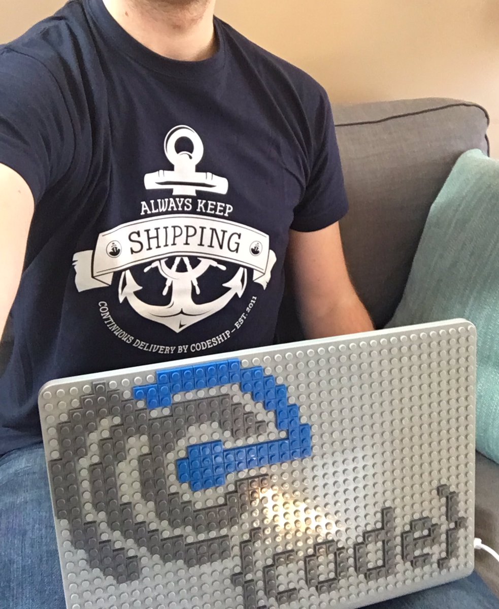 jonasrosland's tweet image. Sitting at home, listening to music while coding, wearing my favorite #AlwaysKeepShipping tee from @codeship. #wheredoyoucode