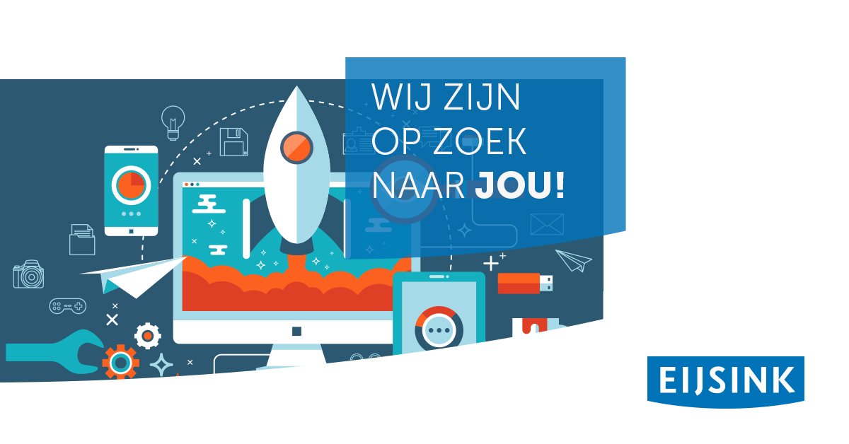 Eijsink's tweet image. #VACATURE-alarm x 2! voor onze locatie in Oosterwolde zoeken we een front-end developer én een back-end developer eijsink.nl/vacatures