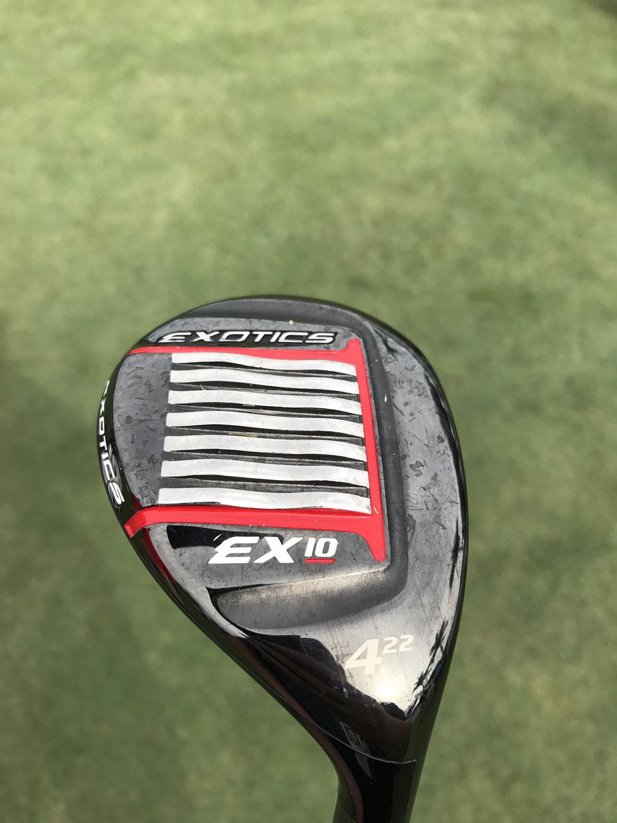 TourEdgeGolf's tweet photo. Exotics EX10 hybrid equipped with a @mrc_golf Kuro Kage silver Tini shaft #TourBuild https://t.co/695N1luNch