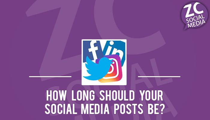 How long should your #socialmedia posts be? bit.ly/2jV5nip