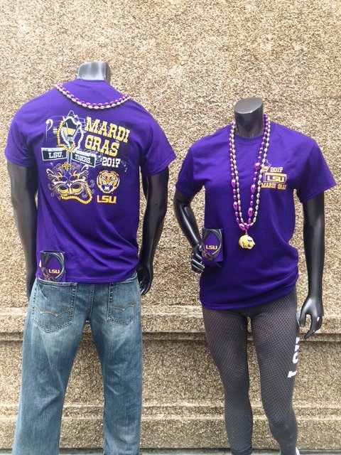 LSUShop's tweet image. Celebrate #MardiGras with #LSU-themed apparel at the on-campus LSU SportShop!
Holiday hours: 
Lundi Gras: 10 a.m.-3 p.m.
Mardi Gras: Closed